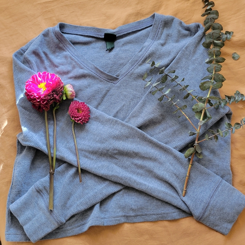 Wild Fable Slate Long Sleeve Tee